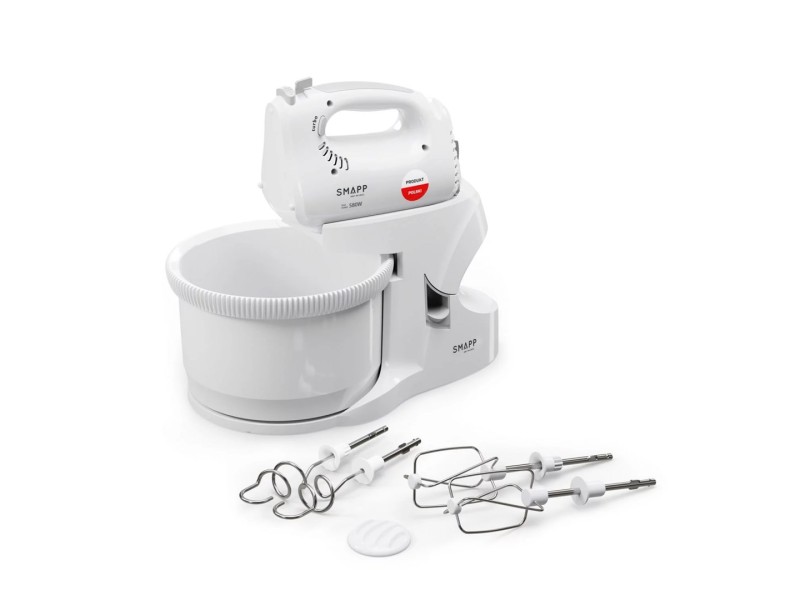 SMAPP Hand Mixer with bowl 451.6 White 451.6 BIAŁY – SMAPP Миксери & Пасатори