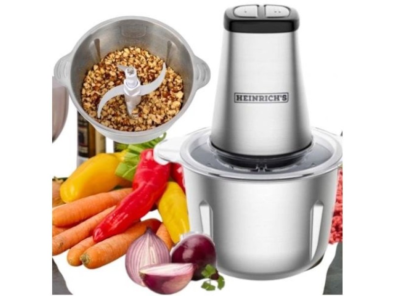 Shredder electric chopper for fruit, vegetables and ice steel 500 W. HMZ 8849 – HEINRICHS Миксери & Пасатори