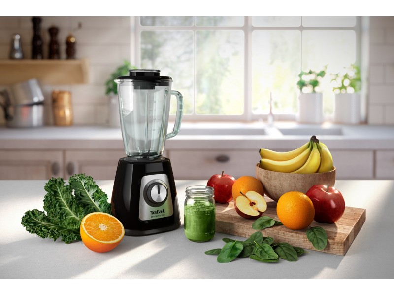 Tefal BlendForce II BL4358 blender 1.25 L Tabletop blender 800 W Black, Brushed steel BL 4358 – Tefal Миксери & Пасатори