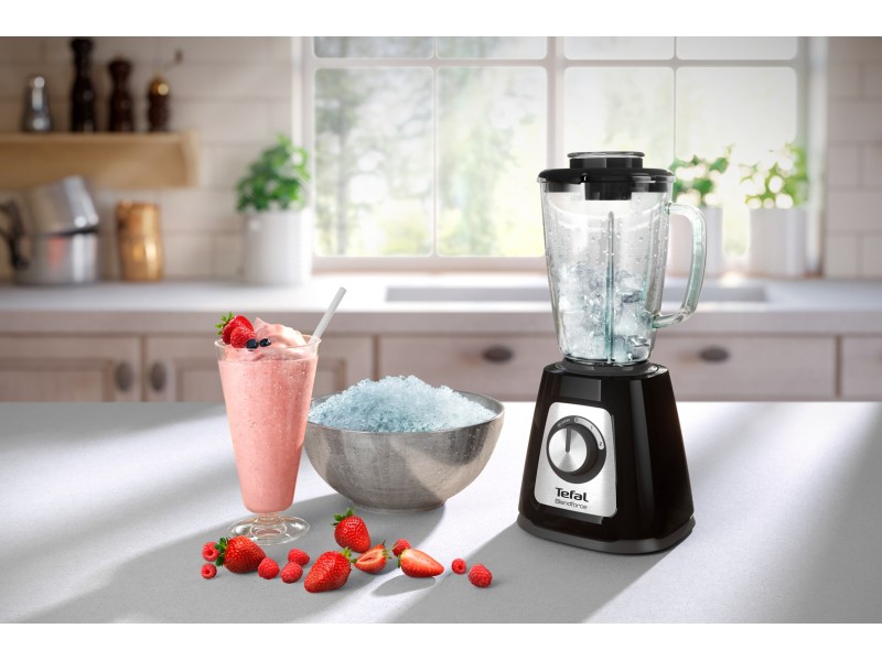 Tefal BlendForce II BL4358 blender 1.25 L Tabletop blender 800 W Black, Brushed steel BL 4358 – Tefal Миксери & Пасатори