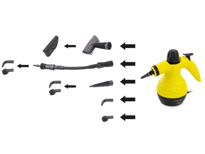 Esperanza EHS001 Steam cleaner 0.35L Black, Yellow 900W EHS001 – Esperanza Прахосмукачки