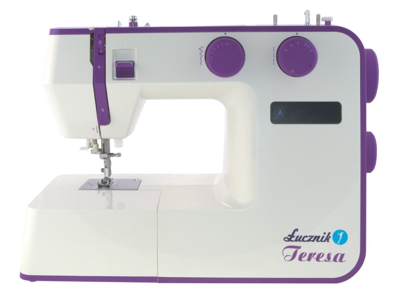 ŁUCZNIK TERESA sewing machine, white-violet Teresa – Łucznik Шивачни машини