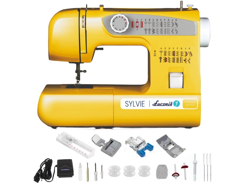 Sewing machine ŁUCZNIK SYLVIE Yellow SYLVIE – Łucznik Шивачни машини
