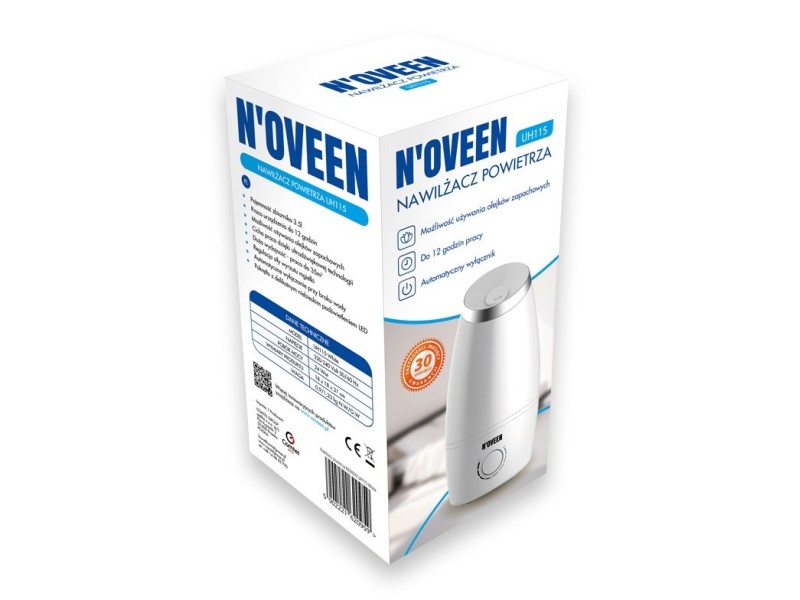 Noveen UH115 White Air Humidifier UH115 – NOVEEN Йонизатори и овлажнители за въздух