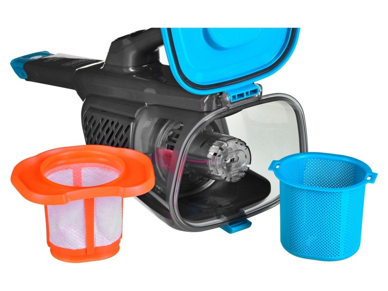 Black & Decker BHHV320J handheld vacuum Blue, Titanium Bagless BHHV320J – BLACK+DECKER Аксесоари за прахосмукачки