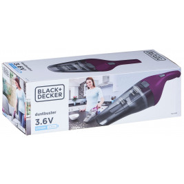 Black & Decker NVC115W handheld vacuum Grey, Purple Bagless