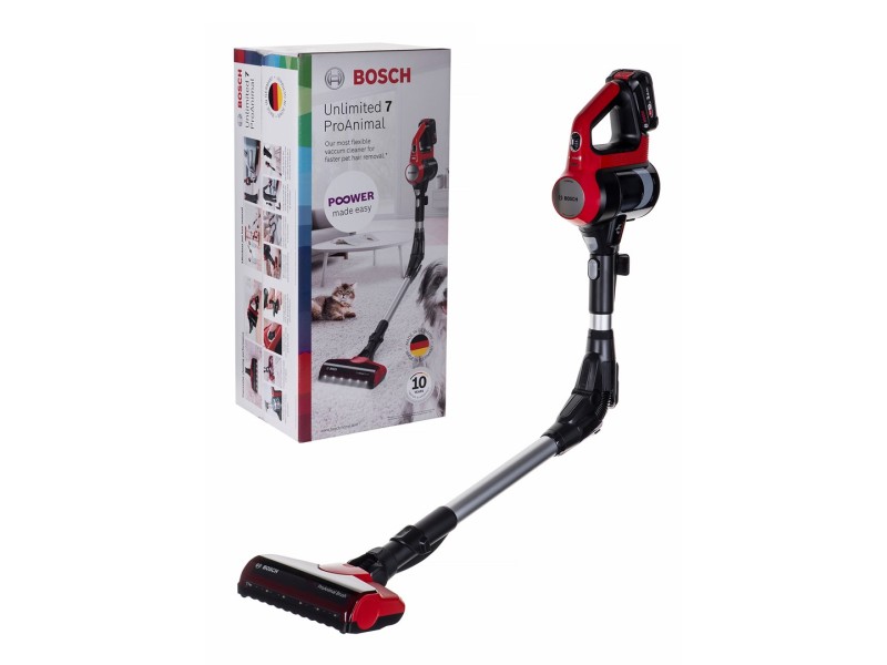 Bosch BBS711ANM stick vacuum/electric broom Bagless 0.3 L Black, Red, Stainless steel BBS 711ANM – BOSCH Аксесоари за прахосмукачки