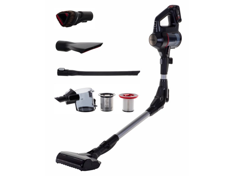 Bosch BBS712A stick vacuum/electric broom Bagless 0.3 L Black, Stainless steel BBS 712A – BOSCH Аксесоари за прахосмукачки