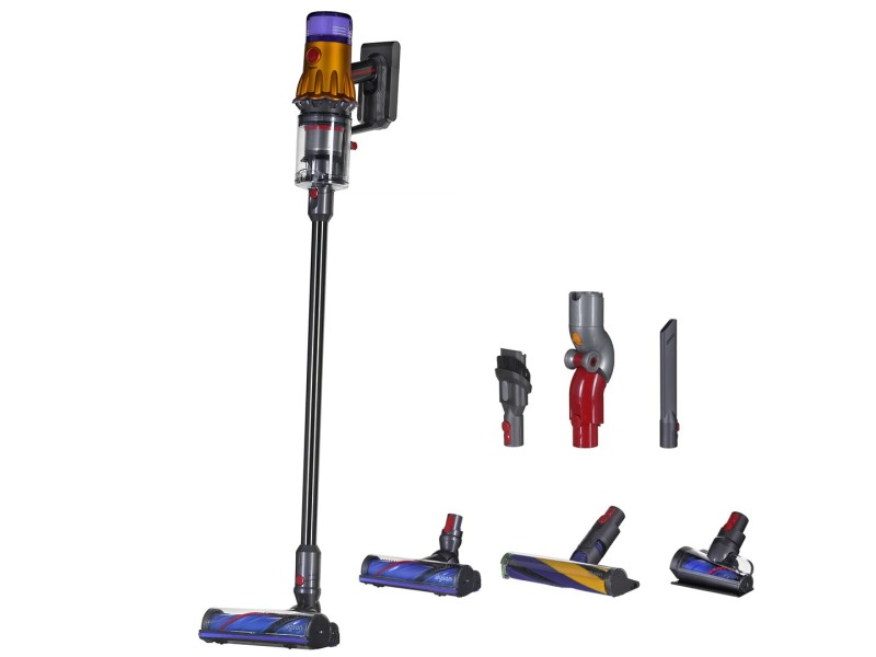 Dyson V12 Detect Slim Absolute handheld vacuum Nickel, Yellow Bagless (2023) V12 Detect Slim Absolute – DYSON Аксесоари за прахосмукачки