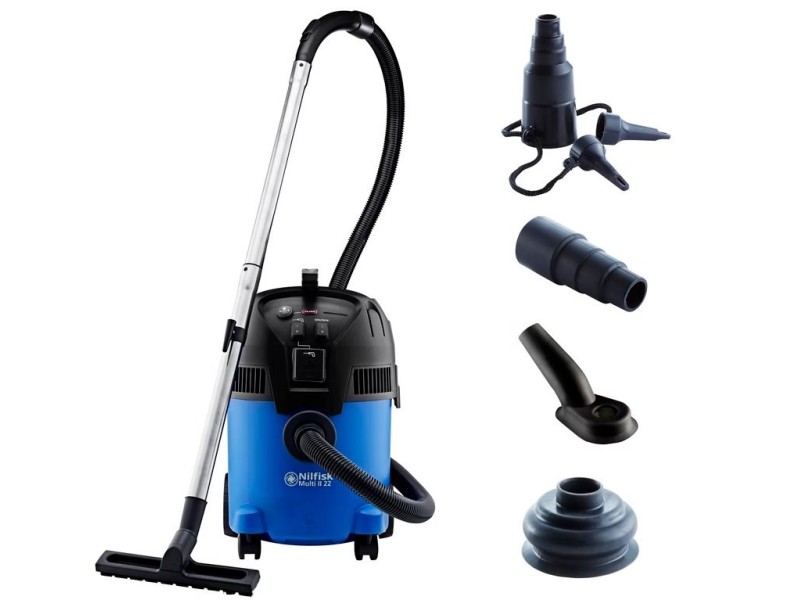 Nilfisk MULTI II 22 T PREMIUM HOME EDITION 22 L Cylinder vacuum Dry 1200 W Dust bag 128390153 – NILFISK Аксесоари за прахосмукачки
