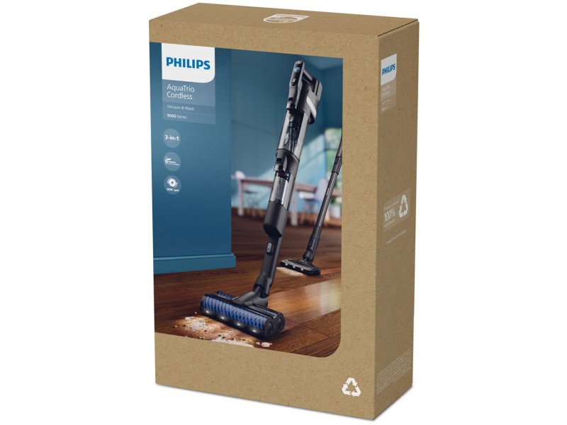 Philips XW9463/11 stick vacuum/electric broom 2-in-1 stick vacuum Battery Dry&wet Bagless Black XW9463/11 – Philips Аксесоари за прахосмукачки