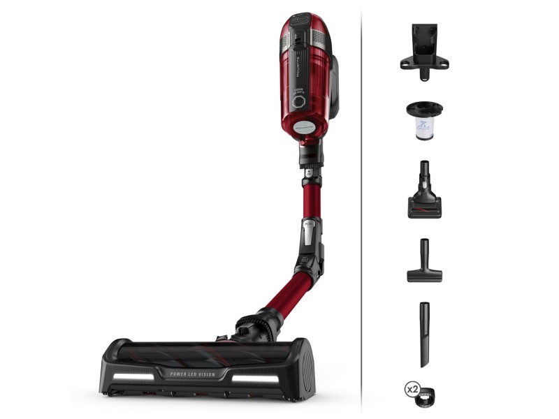 Rowenta RH98A9 2-in-1 stick vacuum Battery Dry Bagless 0.9 L 320 W Red, Grey RH98A9WO – Rowenta Аксесоари за прахосмукачки