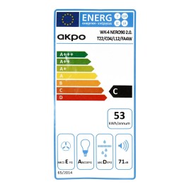 AKPO WK-4 NERO LINE 2.0 90 WHITE T450 Linear LED/Controller hood