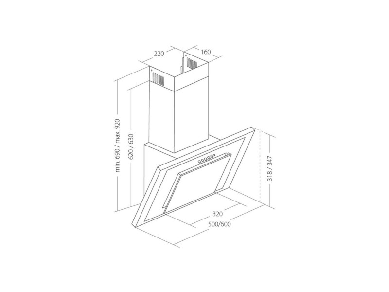 Akpo WK-4 Nero Eco 50 Wall-mounted White WK-4 NERO ECO 50 BIAŁY – AKPO Абсорбатори
