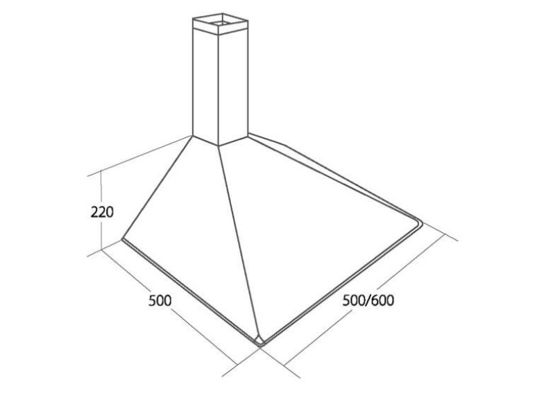 Akpo WK-5 Soft 50 Cooker hood Inox WK-5 SOFT 50 INOX – AKPO Абсорбатори