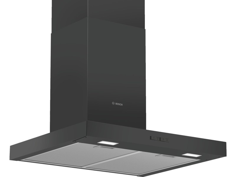 Bosch Serie 2 DWB66BC60 cooker hood Wall-mounted Black 621 m³/h B DWB66BC60 – BOSCH Абсорбатори
