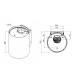 MAAN ELBA MINI WPB 431 WHITE Elba Mini WPB 431 biały – MAAN Абсорбатори