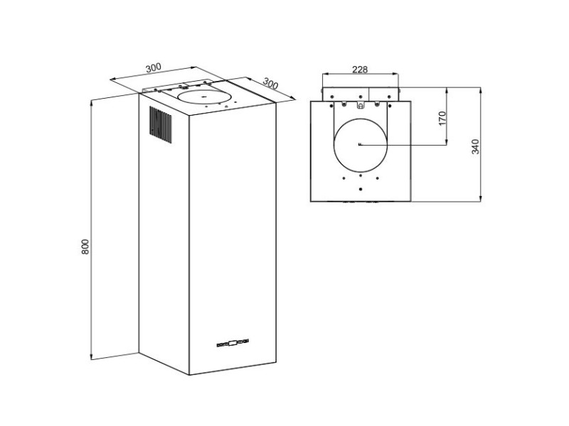MAAN Ponza W 830 black hood Ponza W 830 czarny – MAAN Абсорбатори