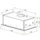Teka GFG 2 WHITE 388 m3/h Built-under GFG2 GLASS WHITE – TEKA Абсорбатори
