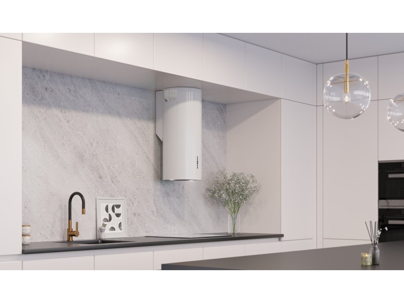 Wall-mounted hood MAAN Elba 2 W835 White Elba2 W835 biały – MAAN Абсорбатори