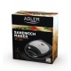 Adler AD 3015 sandwich maker 750 W Black, Silver AD 3015 – Adler Тостери