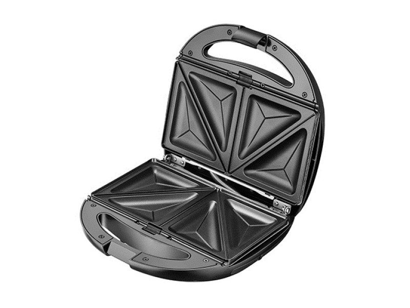Adler AD 3040 sandwich maker 1200 W Black, Grey AD 3040 – Adler Тостери