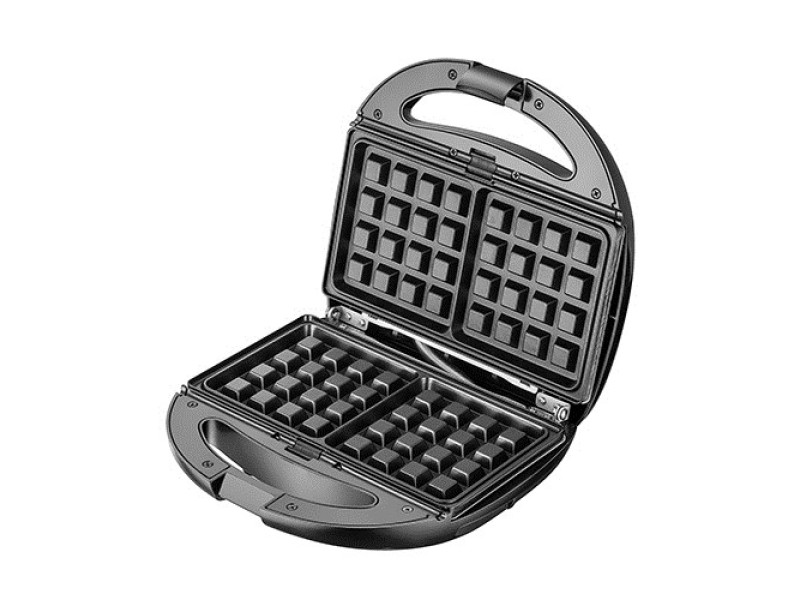 Adler AD 3040 sandwich maker 1200 W Black, Grey AD 3040 – Adler Тостери