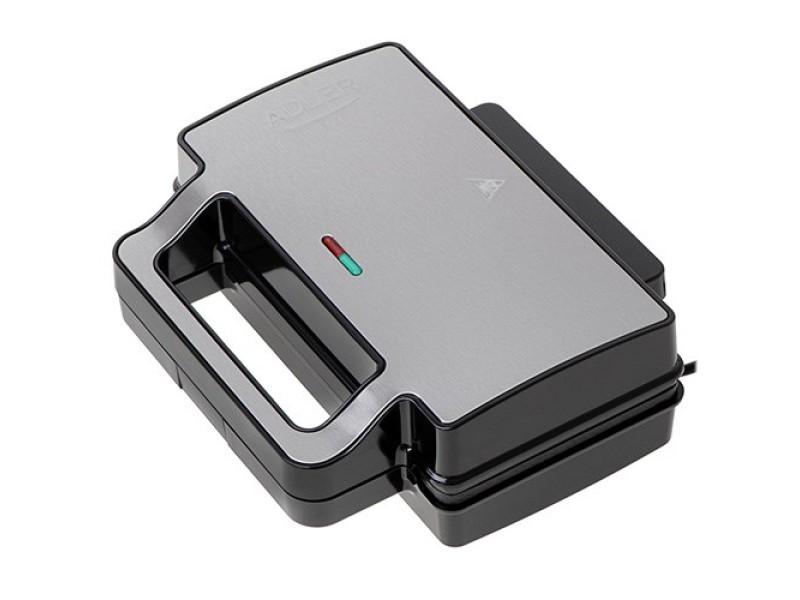 Adler AD 3073 Sandwich toaster Silver - Black AD 3073 – Adler Тостери