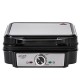 Adler AD 3083 waffle iron 4 waffle 1800 W Black, Silver AD 3083 – Adler Тостери
