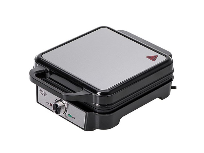 Adler AD 3083 waffle iron 4 waffle 1800 W Black, Silver AD 3083 – Adler Тостери