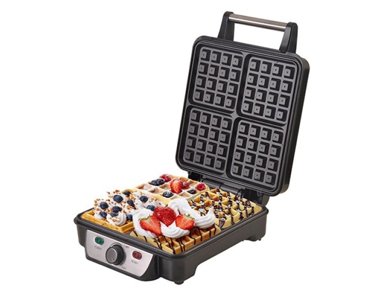 Camry CR 3025 waffle iron 4 waffle(s) Black 1500 W CR 3025 – CAMRY Тостери