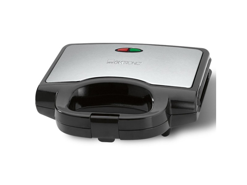 Clatronic ST 3778 sandwich maker 750 W Black, Stainless steel ST 3778 – Clatronic Тостери