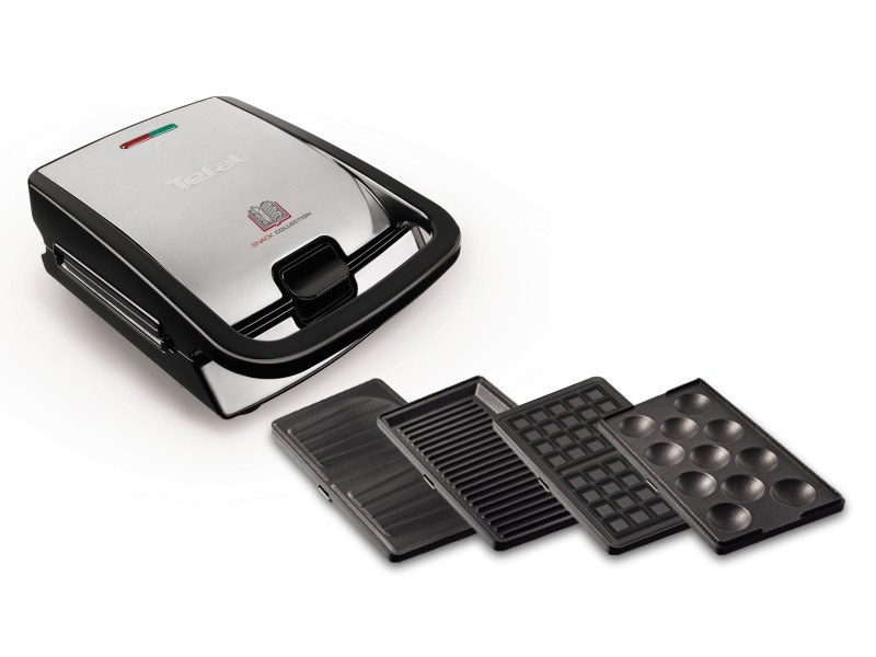 Tefal SW854D sandwich maker 700 W Black, Stainless steel Tefal SW854D sandwich maker 700 W Black, Stainless steel SW854D – Tefal Тостери