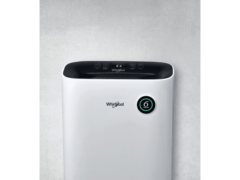 Whirlpool DE20W5252 6.5 L 44 dB 420 W Black, White DE20W5252 – Whirlpool Йонизатори и овлажнители за въздух