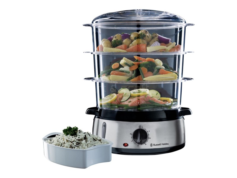 RUSSELL HOBBS Cook@Home 19270-56 steam cooker 9 l 800 W Silver, Black AGDRUSPAR0001 – Russel Hobbs Уреди за готвене на пара