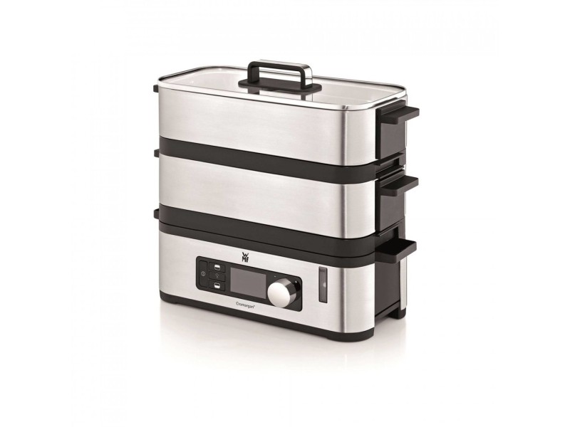 WMF KITCHENminis 0415090011 steam cooker 2 basket(s) Countertop 900 W Black, Stainless steel 415090011 – WMF Уреди за готвене на пара