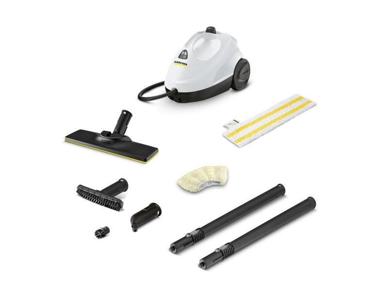 Kärcher SC 2 EasyFix Cylinder steam cleaner 1500 W Black, White 1.512-600.0 – KARCHER Домашни потреби
