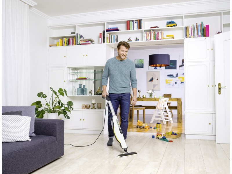 Kärcher SC 3 UPRIGHT Steam mop 0.5 L 1600 W Black, White 1.513-530.0 – KARCHER Домашни потреби
