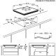 AEG IKB64410FB Black Built-in 59 cm Zone induction hob 4 zone(s) IKB64410FB – AEG Котлони за вграждане