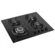 Amica PG6411SR hob Black Built-in Gas 4 zone(s) PG6411SR – Amica Котлони за вграждане