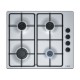 Bosch PBP6B5B80 hob Stainless steel Built-in Gas 4 zone(s) PBP6B5B80 – BOSCH Котлони за вграждане
