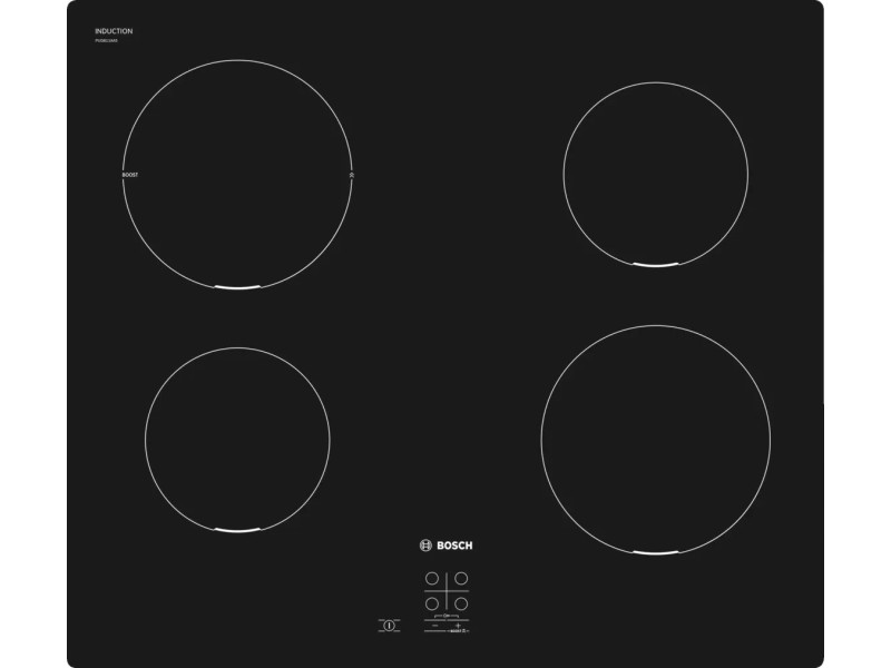 Bosch Serie 2 PUG611AA5E hob Black Countertop 60 cm Zone induction hob 4 zone(s) PUG611AA5E – BOSCH Котлони за вграждане