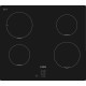 Bosch Serie 2 PUG611AA5E hob Black Countertop 60 cm Zone induction hob 4 zone(s) PUG611AA5E – BOSCH Котлони за вграждане