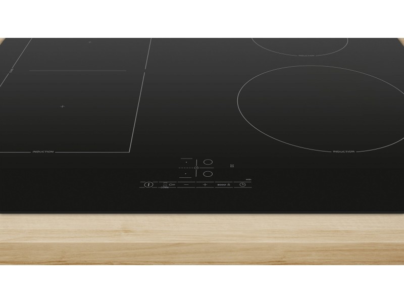 Bosch Serie 4 PVS61RBB5E hob Black Built-in 60 cm Zone induction hob 4 zone(s) PVS61RBB5E – BOSCH Котлони за вграждане