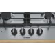 Bosch Serie 6 PCP6A5B90 hob Black, Stainless steel Built-in Gas 4 zone(s) PCP6A5B90 – BOSCH Котлони за вграждане