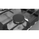 Bosch Serie 6 PCP6A5B90 hob Black, Stainless steel Built-in Gas 4 zone(s) PCP6A5B90 – BOSCH Котлони за вграждане