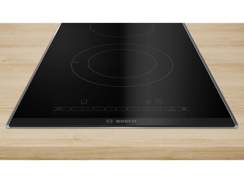 Bosch Serie 6 PKF375FP2E hob Black Built-in 30 cm Ceramic 2 zone(s) PKF375FP2E – BOSCH Котлони за вграждане