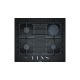 Bosch Serie 6 PPP6A6B90 hob Black Built-in Gas 4 zone(s) PPP6A6B90 – BOSCH Котлони за вграждане