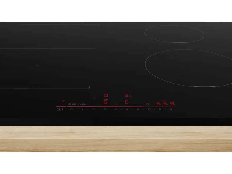 Bosch Serie 6 PVS731HB1E hob Black Built-in 70 cm Zone induction hob 4 zone(s) PVS731HB1E – BOSCH Котлони за вграждане