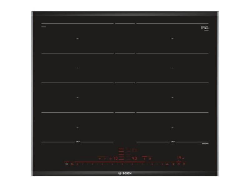Bosch Serie 8 PXY675DC1E hob Black Built-in Zone induction hob 4 zone(s) PXY675DC1E – BOSCH Котлони за вграждане
